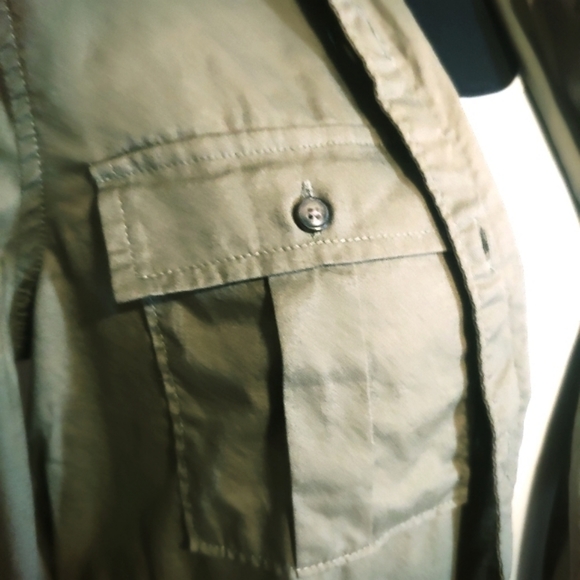 LUCKY BRAND BUTTON LONG SLEEVE FRONT POCKETS SMALL PETITE - Picture 6 of 13